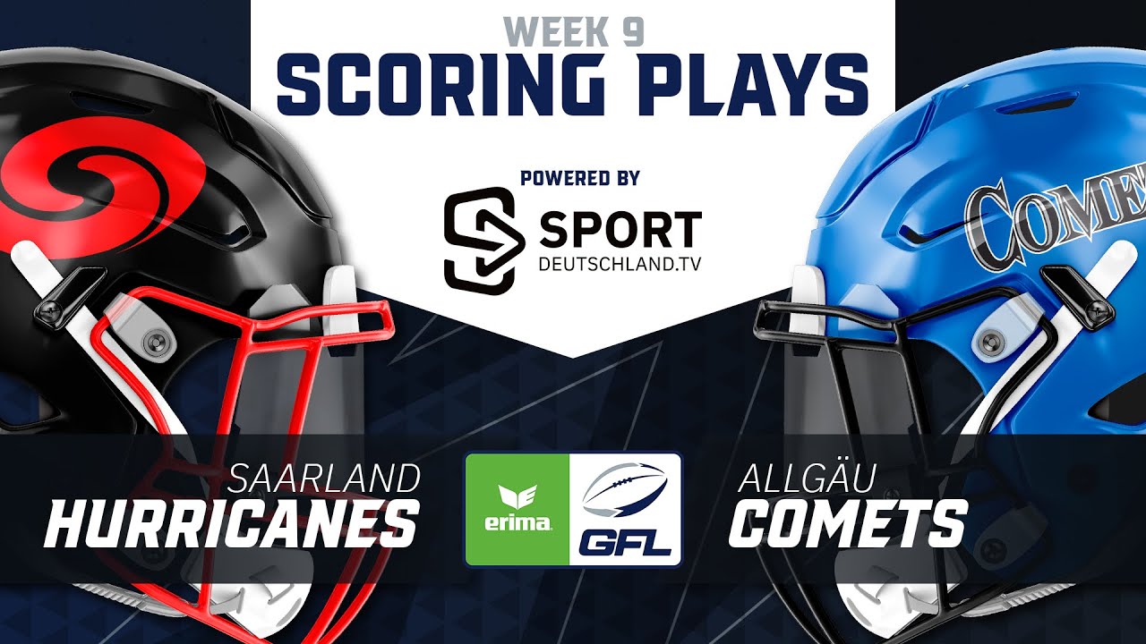 Saarland Hurricanes vs. Allgäu Comets | Highlights - ERIMA GFL, Week 9 | SDTV Football