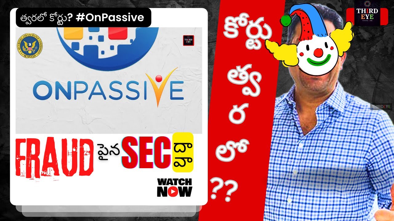 OnPassive not AI or IT, an #mlm Pyramid SCAM: #SEC Exposed