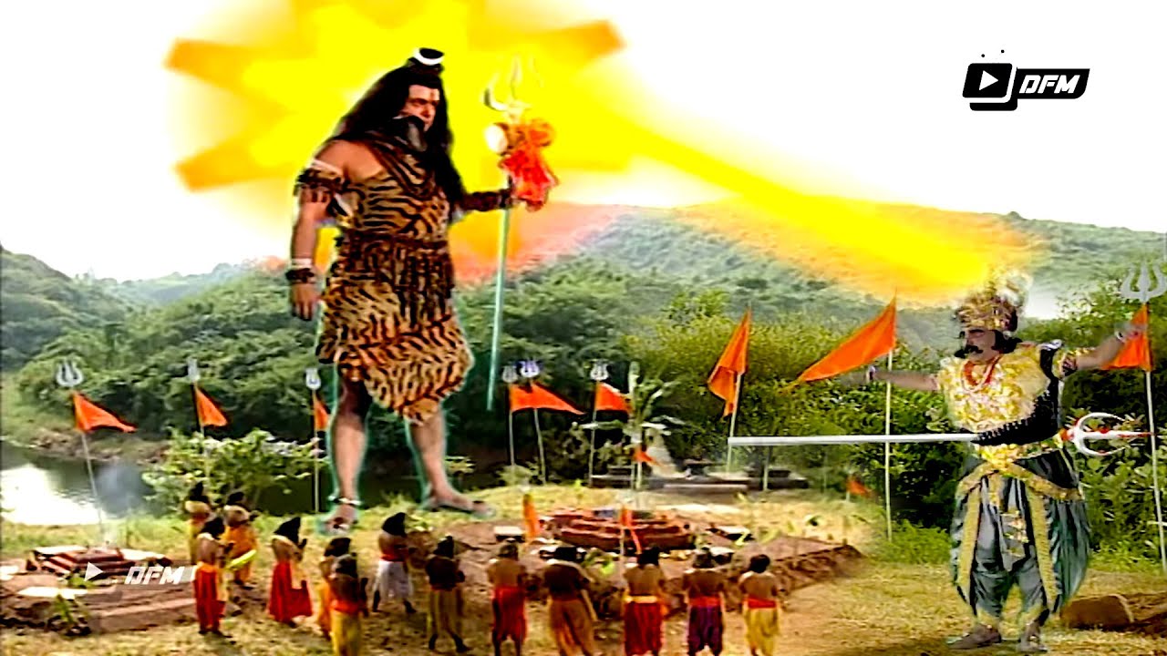 अत्याचारी गजासुर हमारे त्रिशूल से निकला महाकाल तुझे इसी क्षण समाप्त कर देगा | गजासुर वध