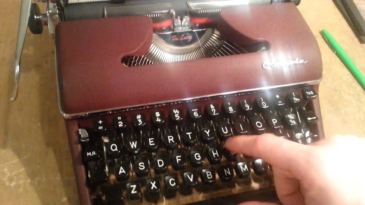 1954 Olympia SM3 typewriter EXCELLENCE