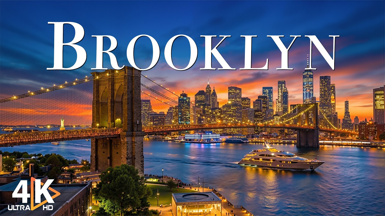 Brooklyn 2026 4K 🌆 Brooklyn Bridge, DUMBO & Manhattan Skyline at Night