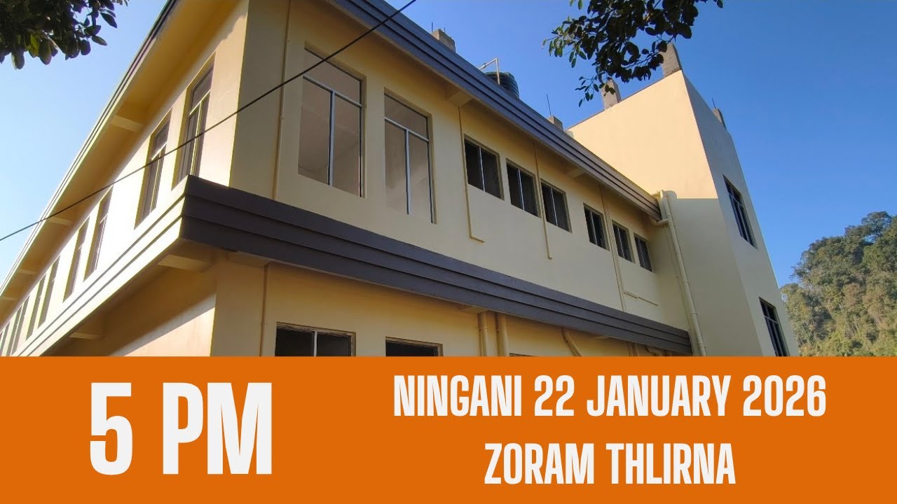 DD News Mizoram Zoram Thlirna | 22 January 2026 | 5:00 PM