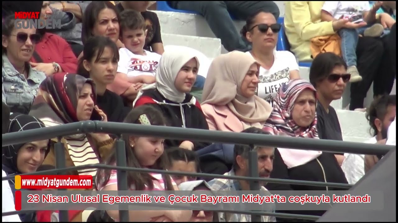 23 Nisan Ulusal Egemenlik ve Çocuk Bayramı Midyat'ta coşkuyla kutlandı