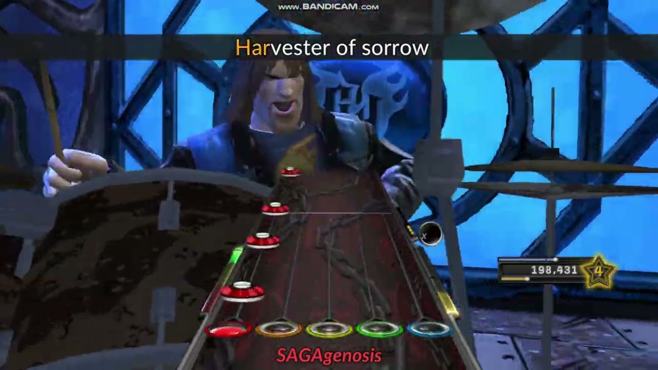 Clone Hero: Harvester of Sorrow - Metallica Expert Guitar 99% (359,643) 6 Stars