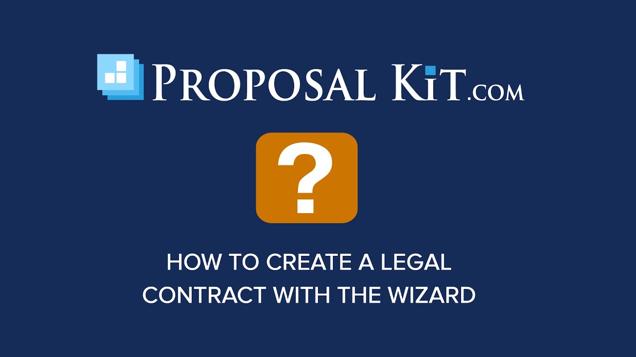How to Build a Legal Contract with Proposal Kit