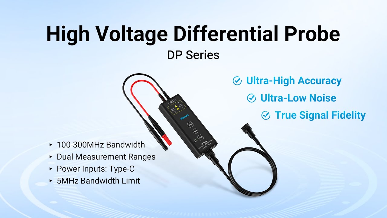Micsig 3rd Generation High Voltage Differential Probes DP series!