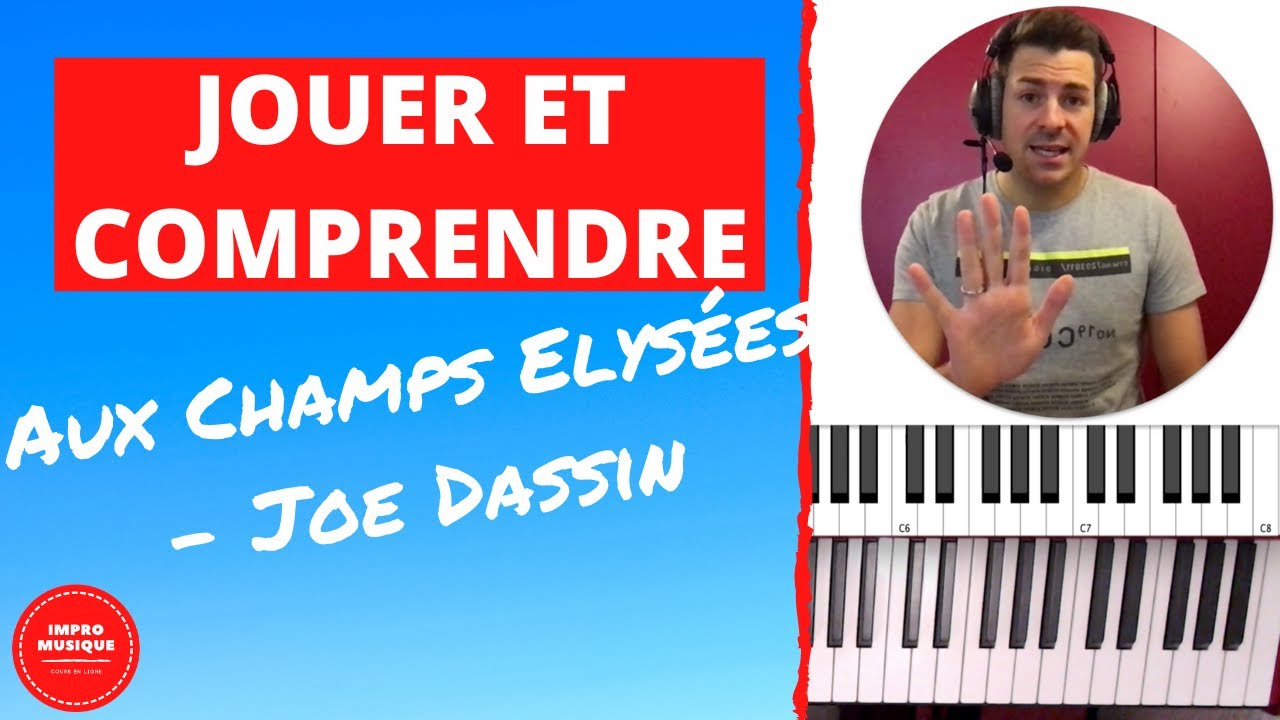 УЧЕБ ПИАНИНО 🎹 | ИГРАЙТЕ И 🧩 ПОНЯЙТЕ «Елисейские поля» — Джо Дассен
