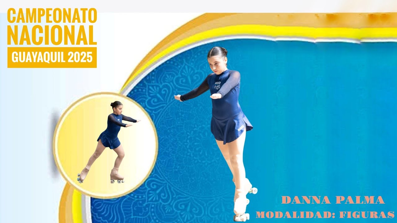 DANNA PALMA, Campeonato Nacional en Guayaquil 2025. #skating #competition #viral 