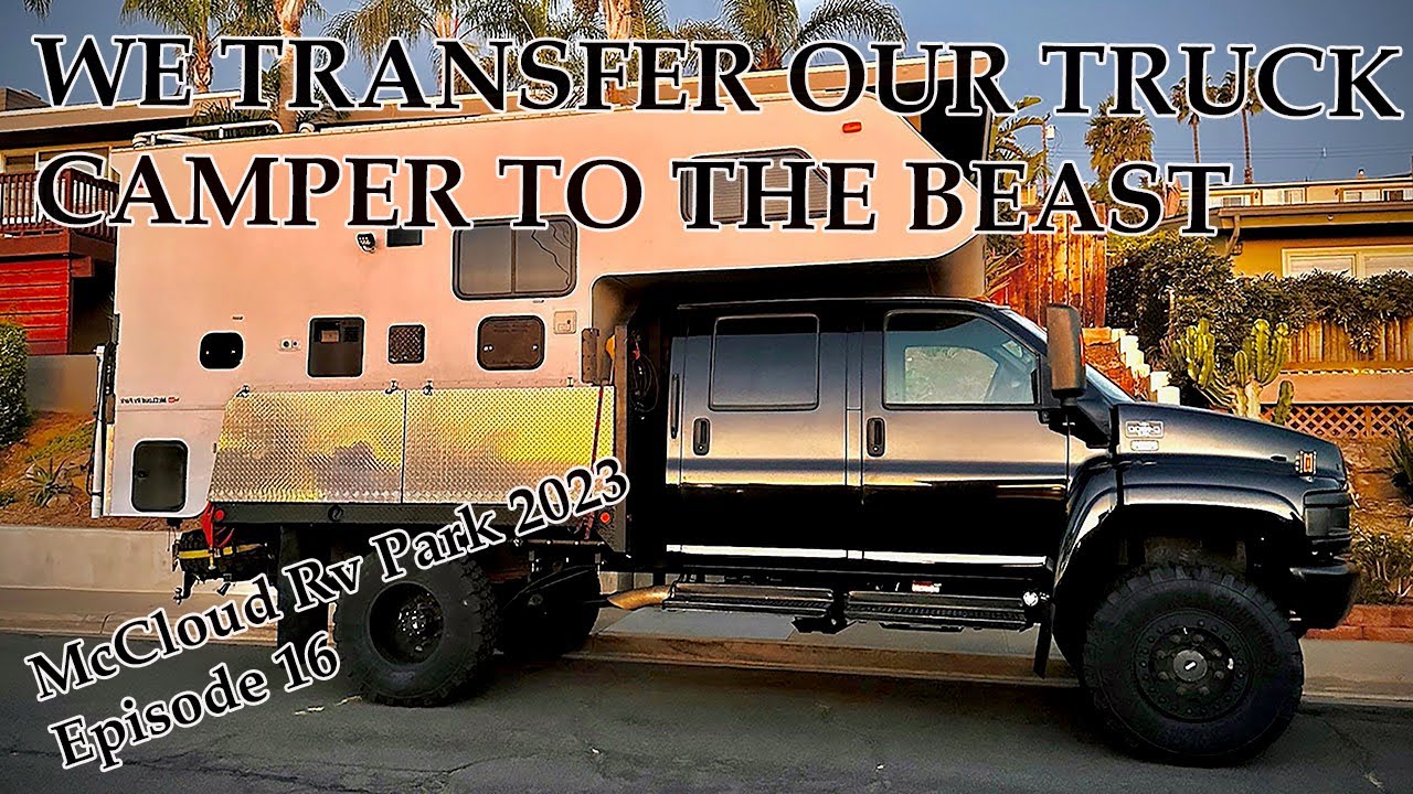 4x4 CHEVY KODIAK / GMC TOPKICK WITH LANCE CAMPER | McCloud Rv Park 2023 Episode 16