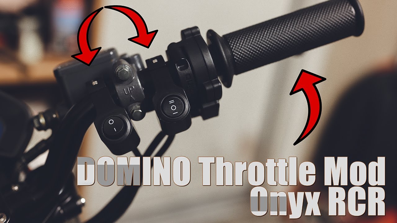 Onyx RCR Domino Throttle Install w/ Alvin Bows PnP Kit