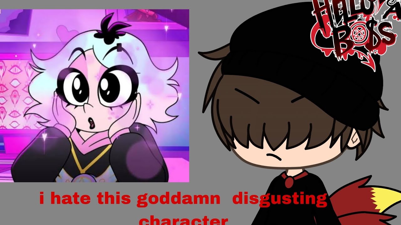 I react to helluva boss mission weabooboo(i hate this stupid girl really much)