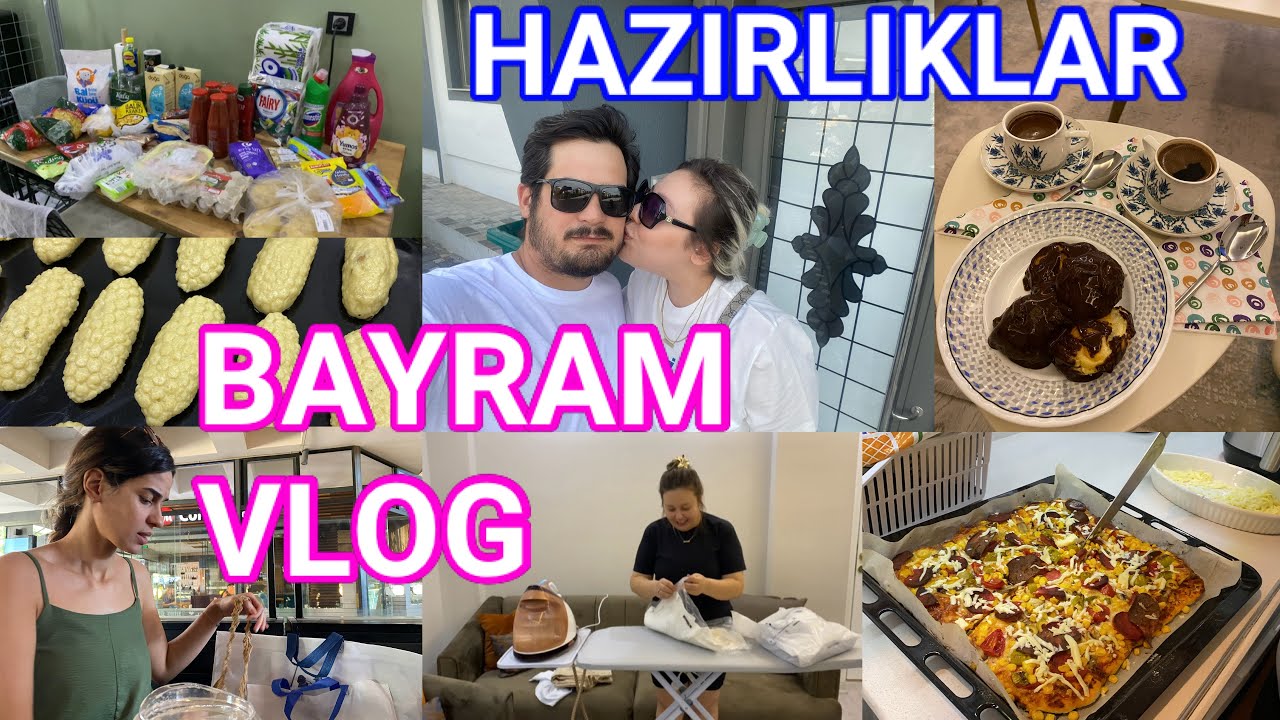 BAYRAM VLOG 🍬 😍| HAZIRLIKLAR | BAYRAM KAHVALTIMIZ 🍳| BENİMLE HAZIRLANIN