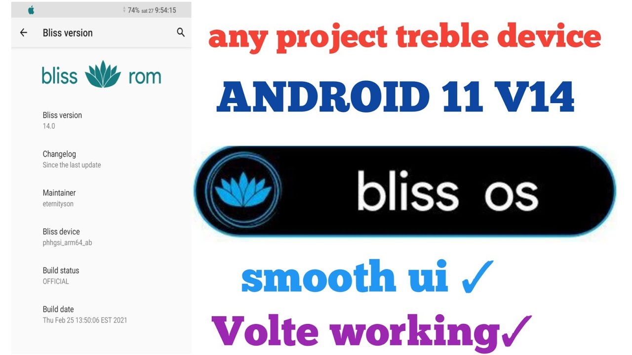 Bliss-v14.0 | ANDROID 11 |REALME C2 AND ANY ANDROID | GSI ROM | 2021 | BY #HEROTECHOFFFICIAL