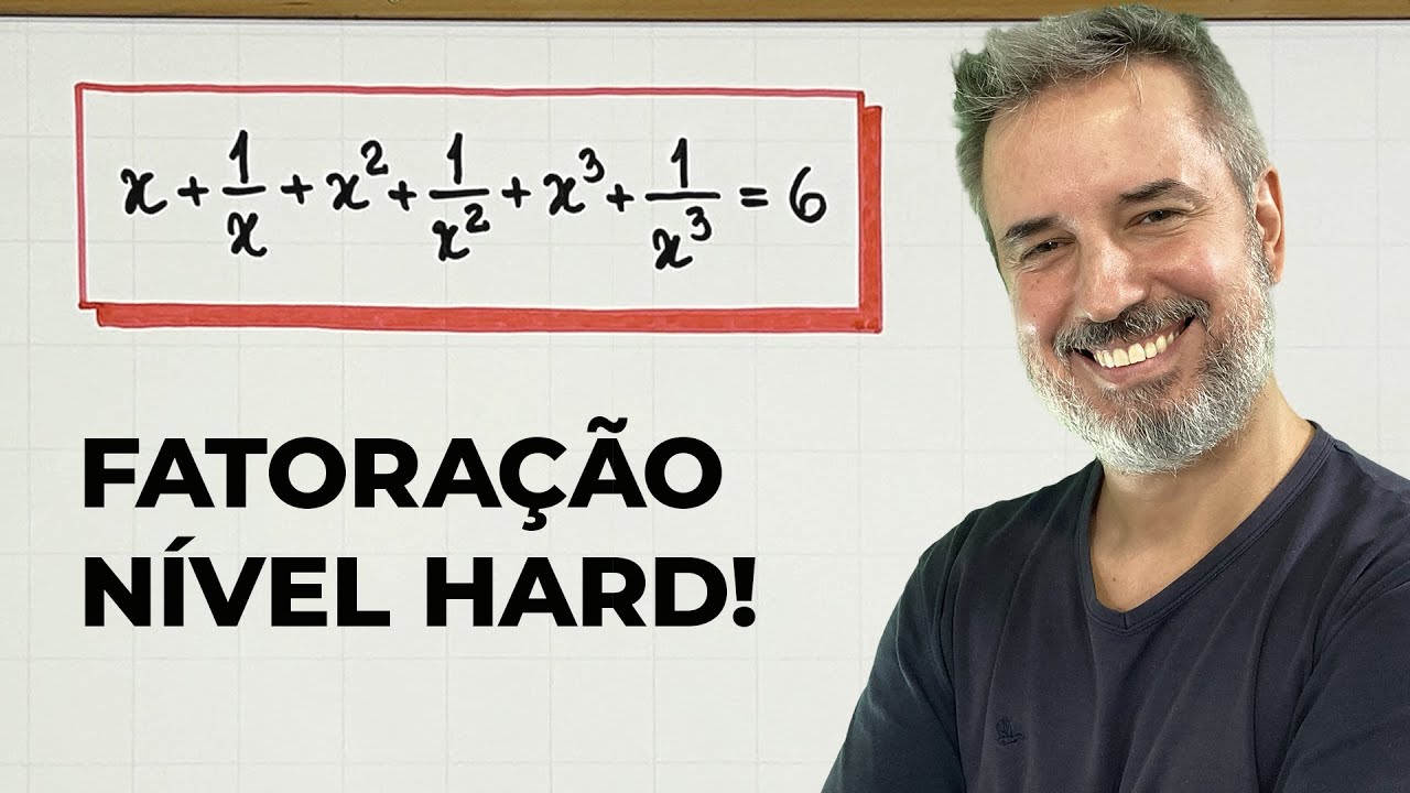 Usei FATORAÇÃO NÍVEL HARD para resolver essa equação! 🤯