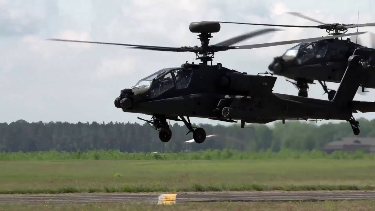 National Guard l AH-64 Apache Helicopters in Action