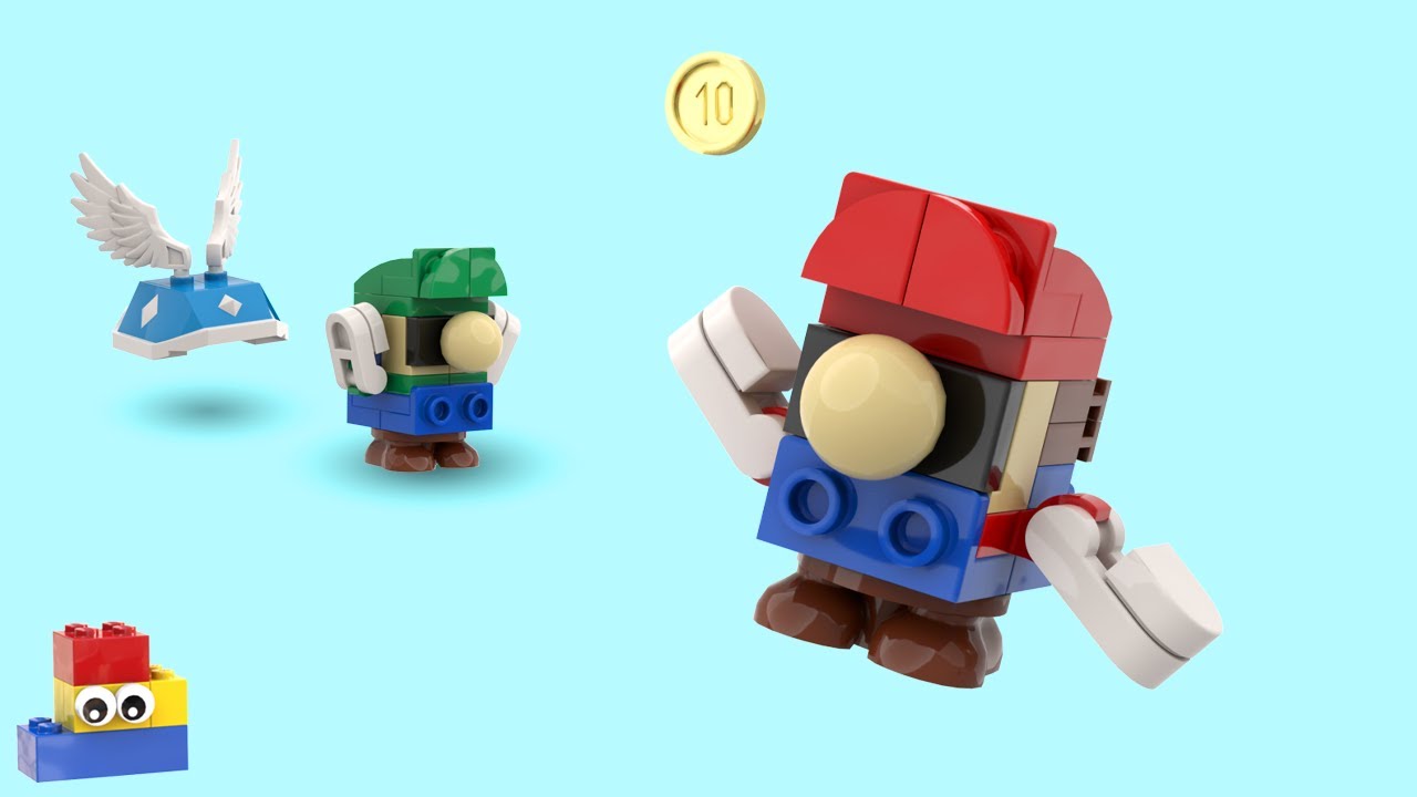 LEGO Super Mario: It's Mini Mario and Luigi! (Tutorial)
