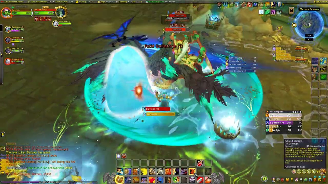 Level 85 - Tanking Maisara Caverns