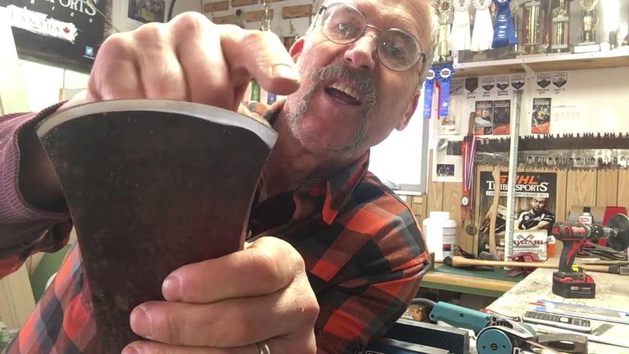 sharp axe and axe geometry: File, micro bevel & cheek     #axe #sharp #file #grind
