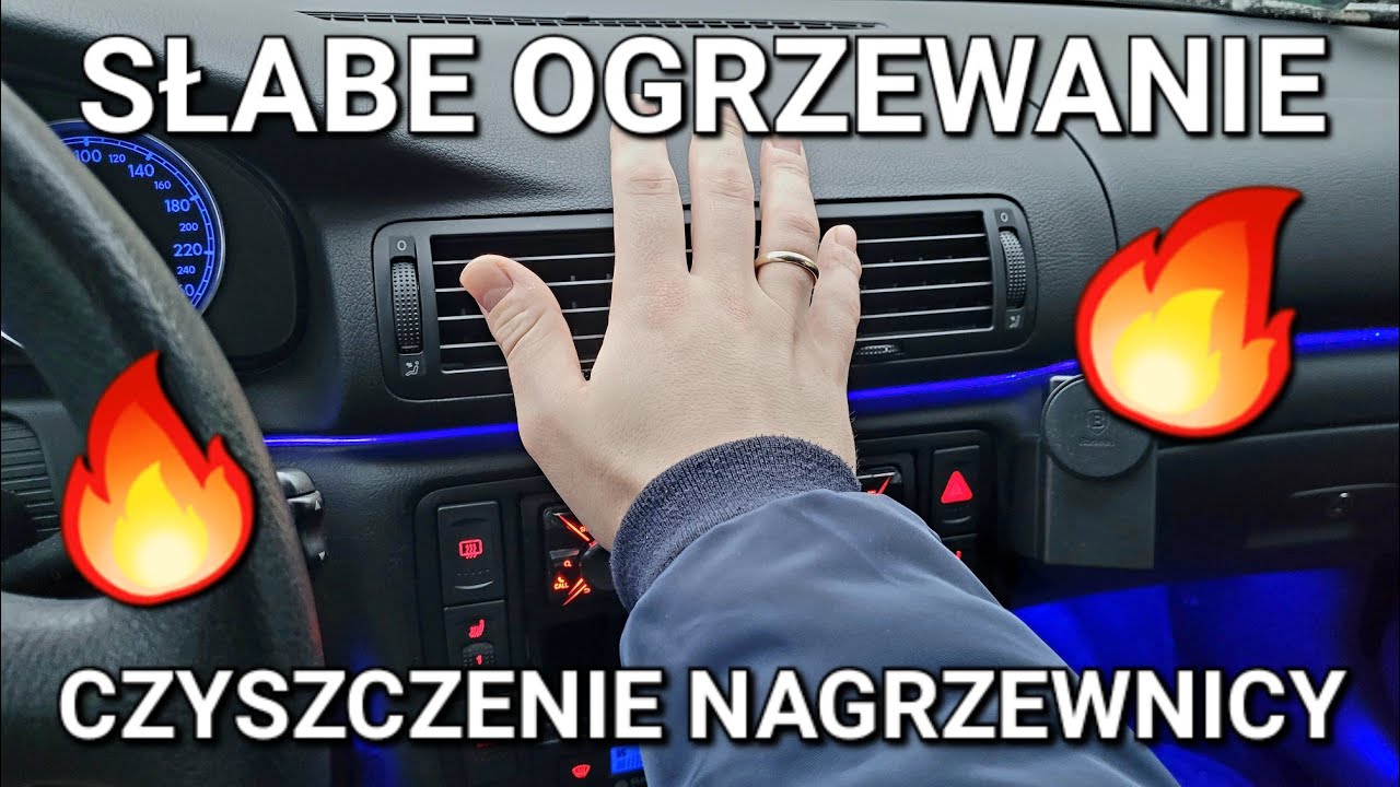 Czyszczenie nagrzewnicy | Słabe ogrzewanie | Volkswagen passat B5 | Audi A4 | 2.0 ALT