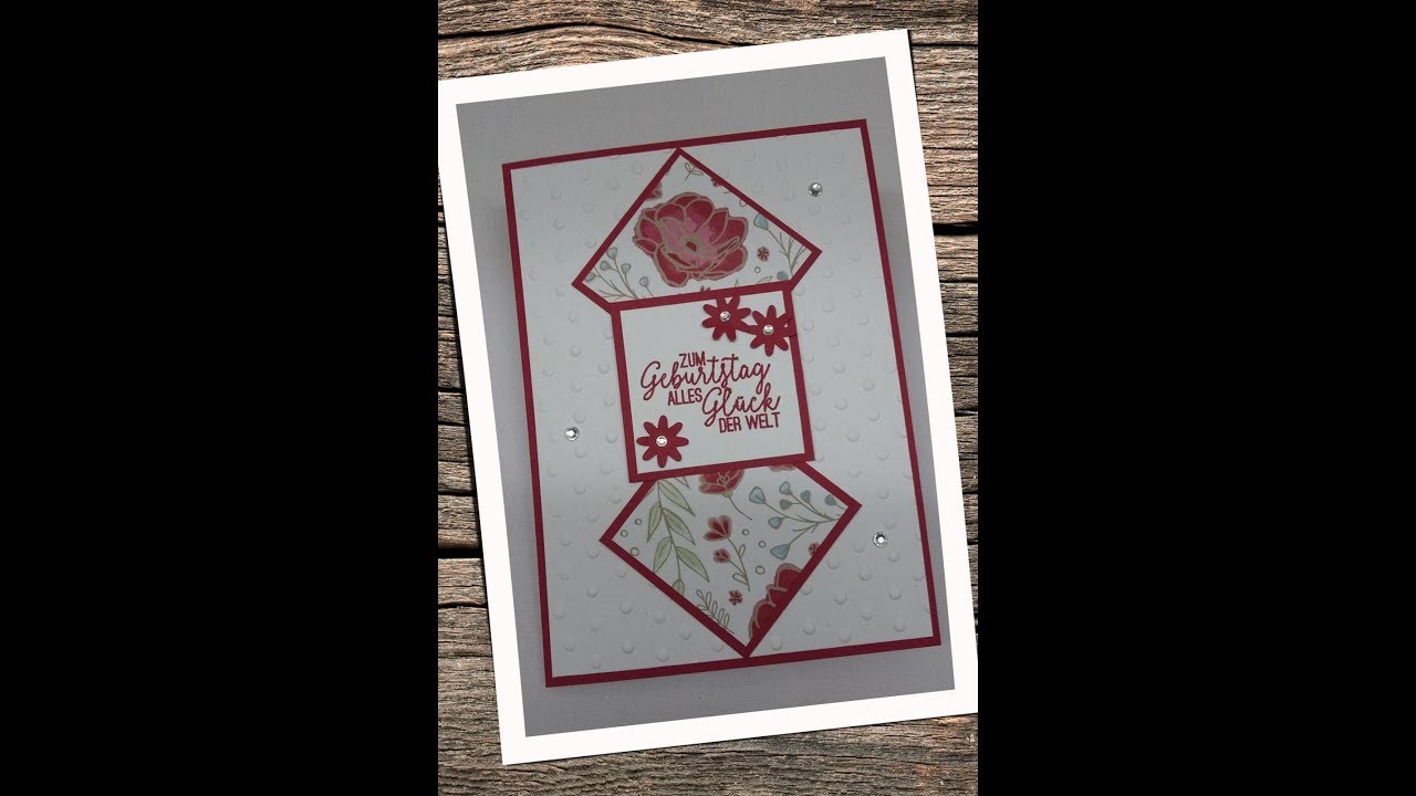 Watch me craft... Schnelle Geburtstagskarte mit Produkten von Stampin'Up!