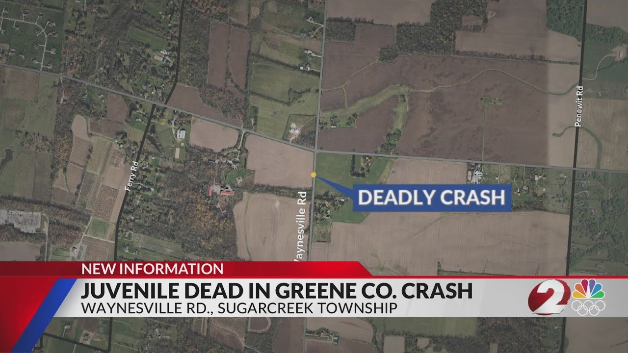 Juvenile dead in Greene County crash