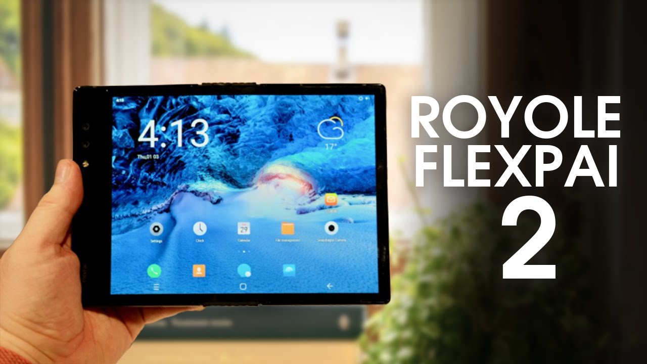 Royole Flexpai 2 - Cicada Wing Fully Flexible Display.