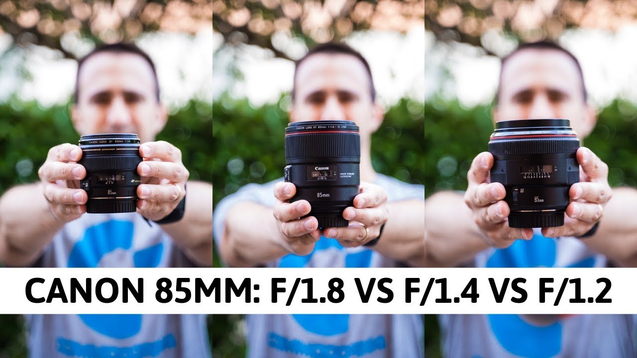 SUPER CONFRONTO: Canon 85mm f/1.8 USM vs. Canon 85mm f/1.4 L IS USM vs. Canon 85mm f/1.2 L USM II!!