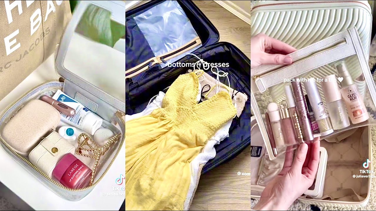 Travel Bag Packing Organizing TikTok Compilation