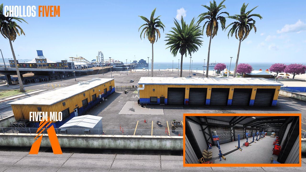 FiveM MLO | Del Perro Beach Parking Mechanic |  GTA V (FiveM) 🏠