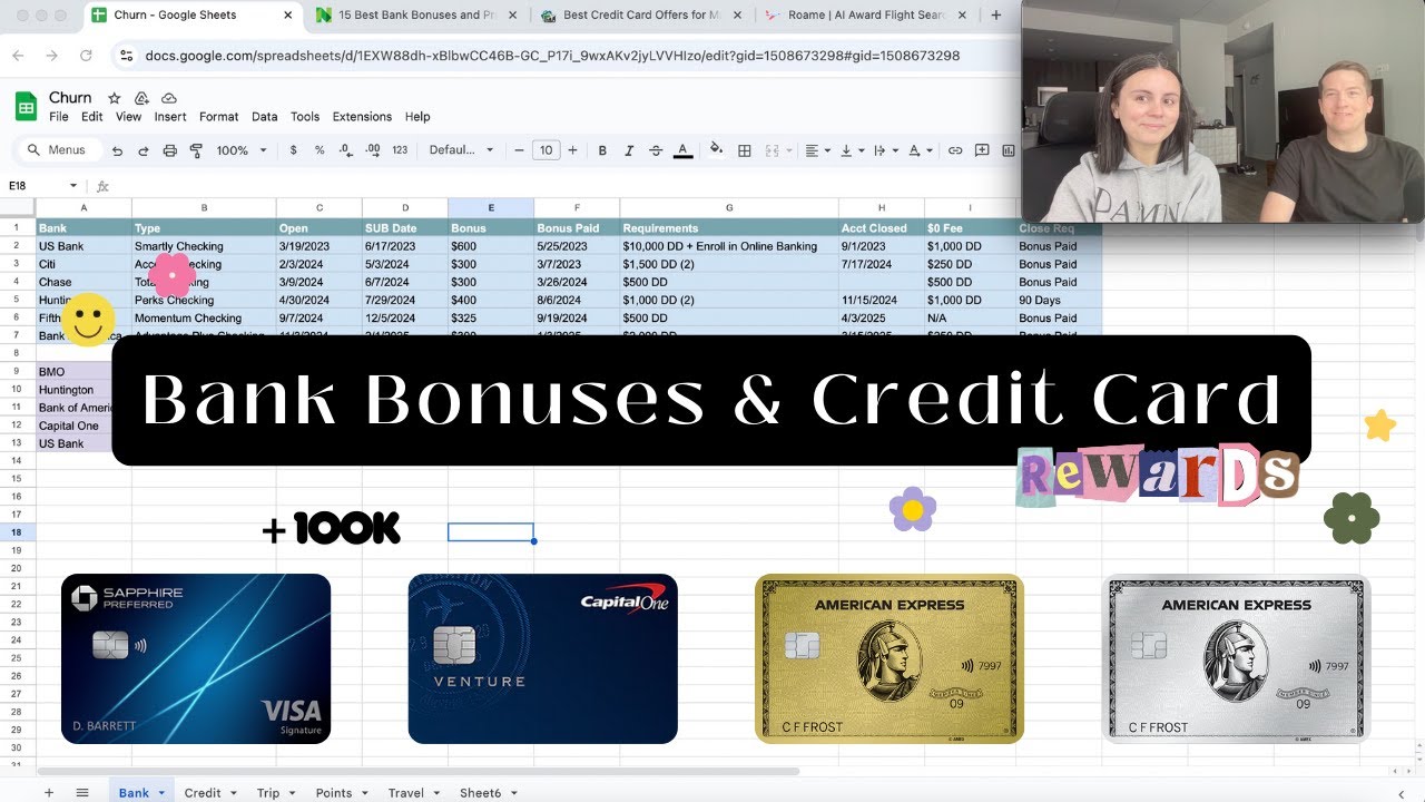 Bank Bonuses + Credit Card Rewards | How we got into it and insight into how we're using points