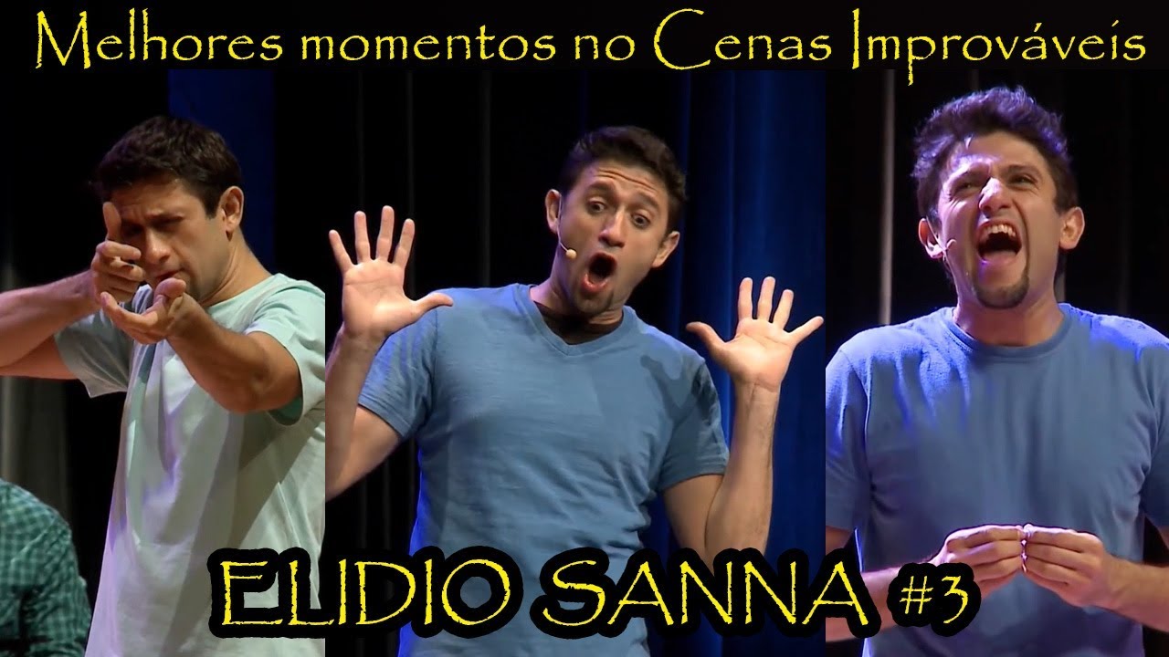 Melhores momentos Elidio Sanna no Cenas Improv&aacute;veis #3