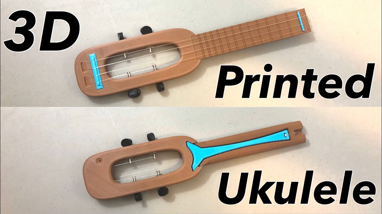 3D Printed Travel Ukulele