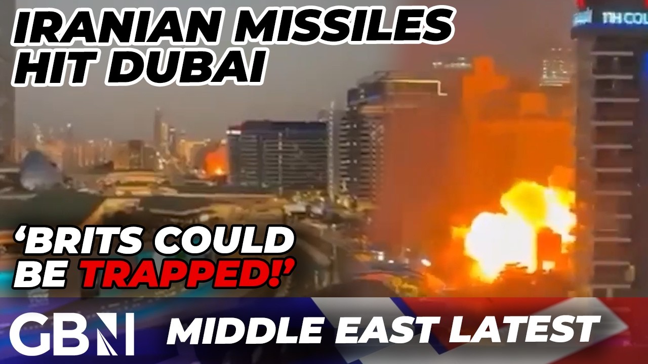 Iran LATEST | Dubai witness describes EXPLOSIONS as British holiday goers feared trapped by war
