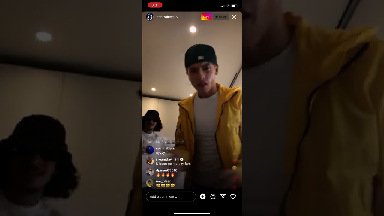 Central Cee - Doja (Longer Version) Instagram live 7-23-22