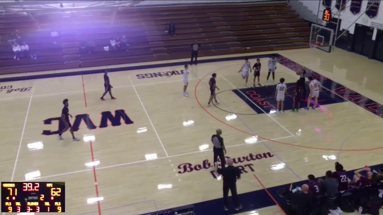 West Valley College vs Monterey Peninsula College  Men's Junior College Basketball