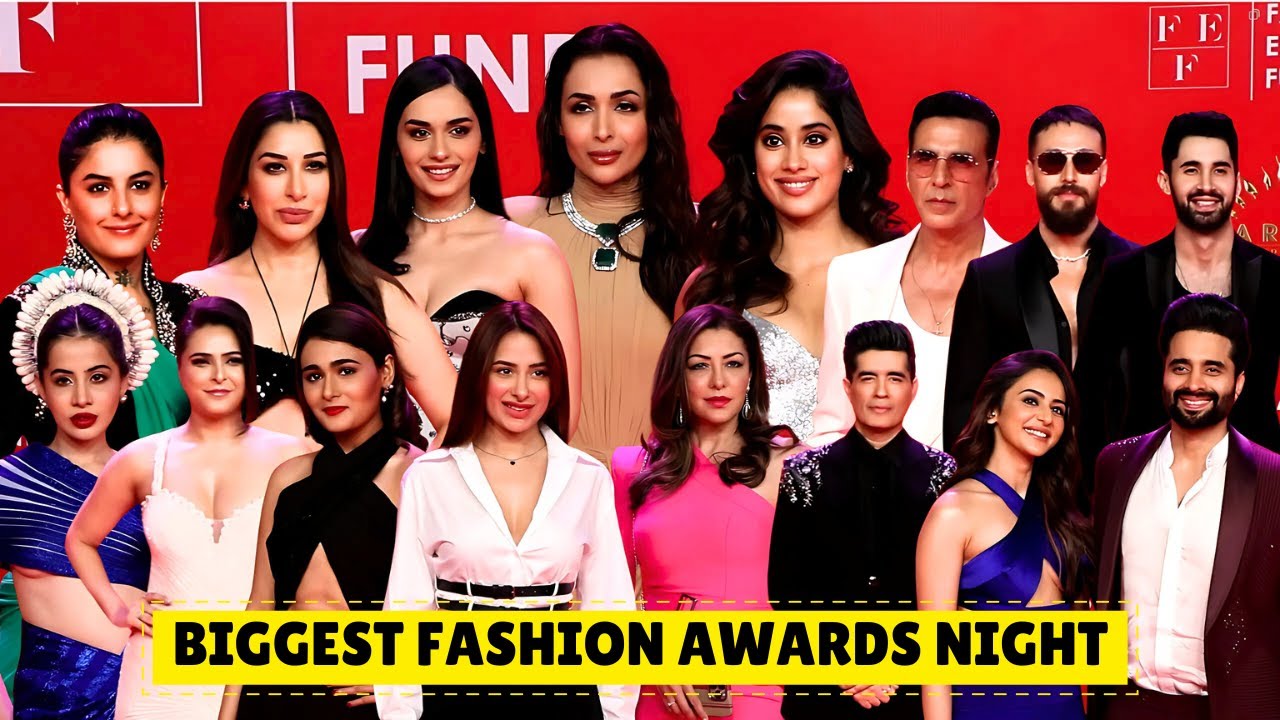 Bollywood's FASHION Icons Shine at Fashion Entrepreneur Fund Awards Night! 🌟