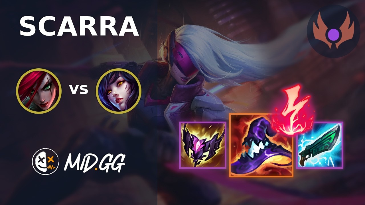 MID.GG: [Скарра] Катарина MID против Ари | НА МАСТЕР | ЛОЛ Сезон 2026