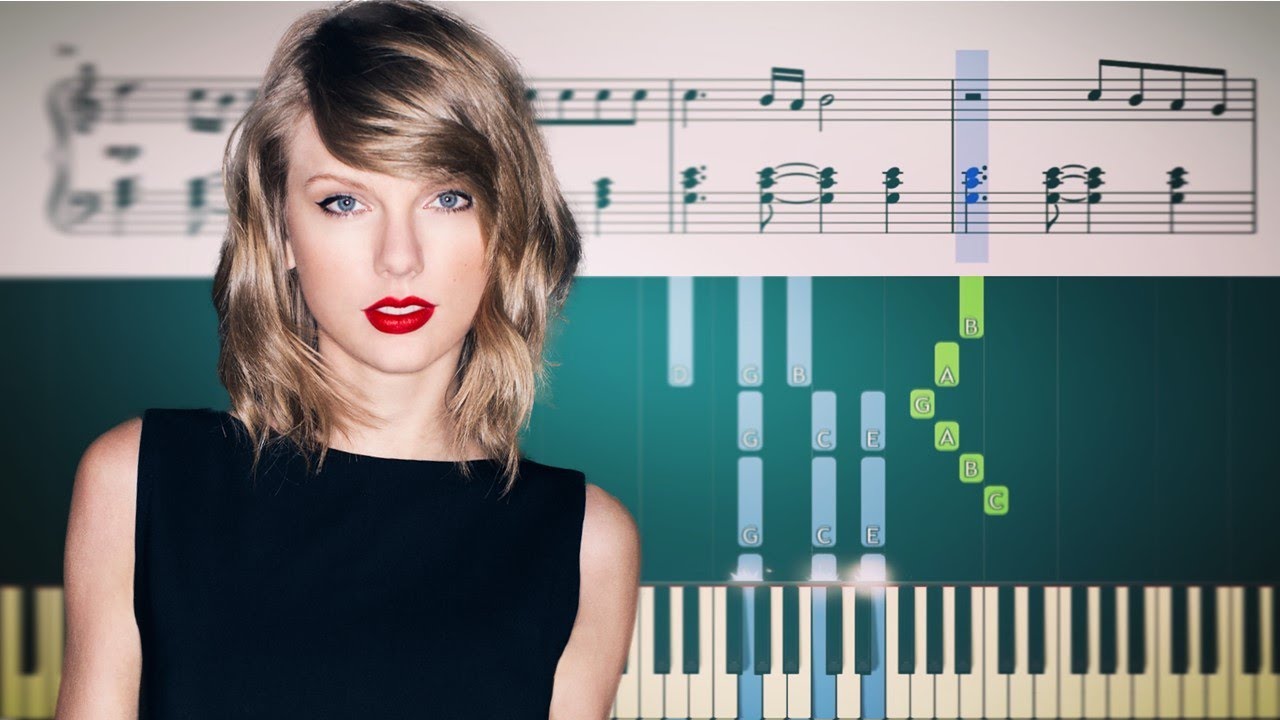 Taylor Swift - august - Piano Tutorial + SHEETS