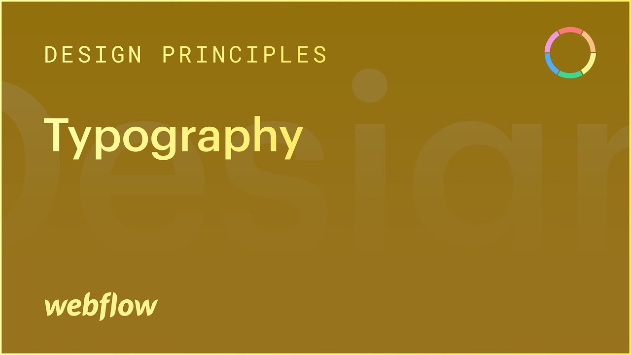 Design principles: Typography &mdash; The Freelancer's Journey (Part 16 of 43)