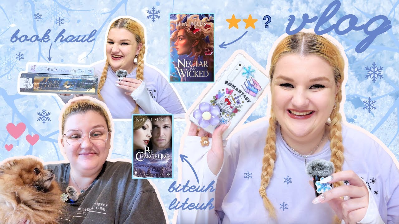 BOOK HAUL, LIBRAIRIE, ROMANTASY DÉCEVANTE ET BITEUH LITEUH ERA ❄️ Reading Vlog