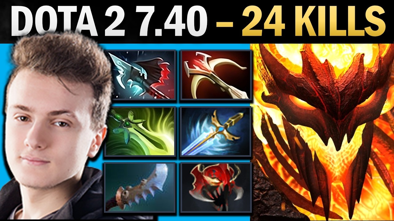 Shadow Fiend Pro Carry with Butterfly and Madness - Gameplay Dota 2