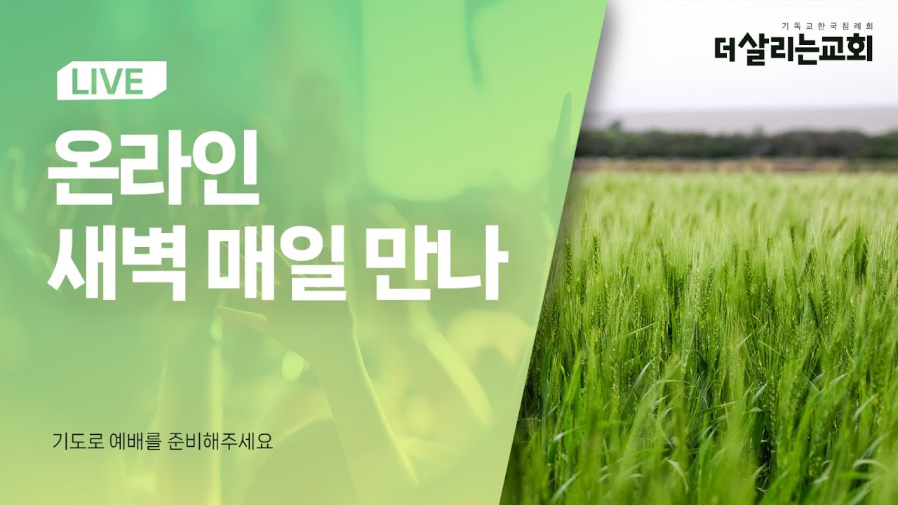 [생명의삶QT] 마태복음 24장 1~14절 | 배성현 목사 | 더살리는교회 새벽설교 | 2026-03-18