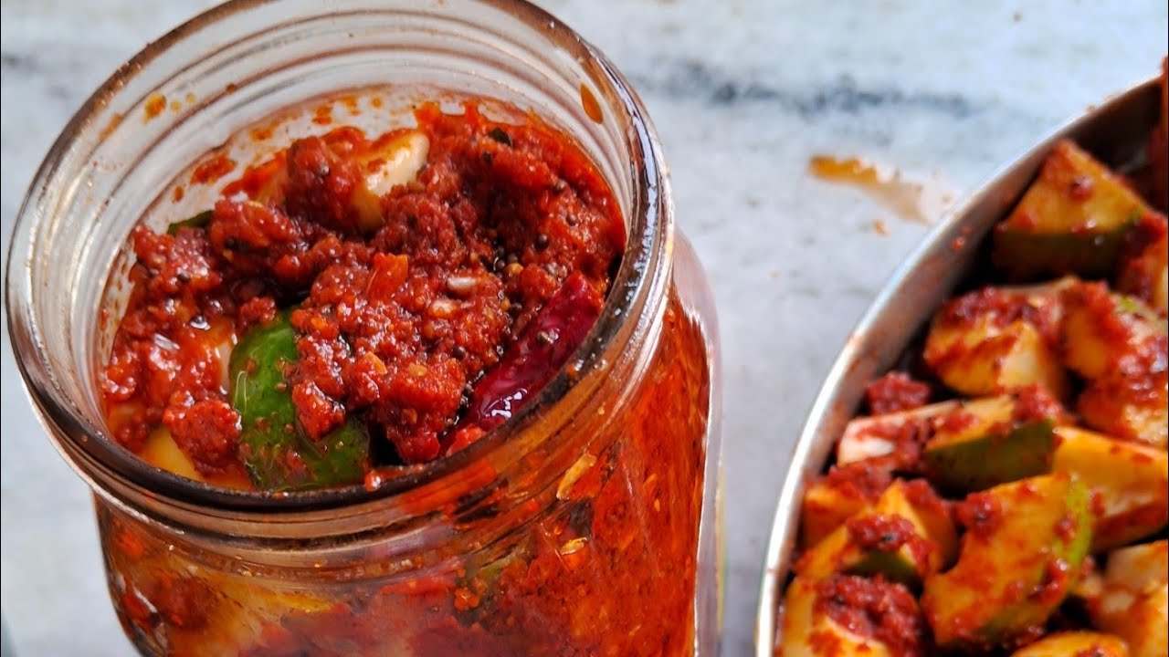 ఆవకాయ || Mango pickle recipe