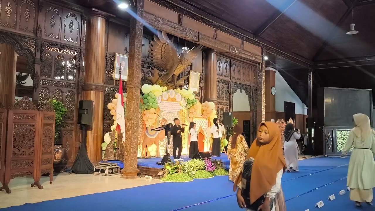 Performance Nakula Sings Santunan Anak Yatim Bersama Kab. TA & Baznas Prov. Jatim di Pendopo