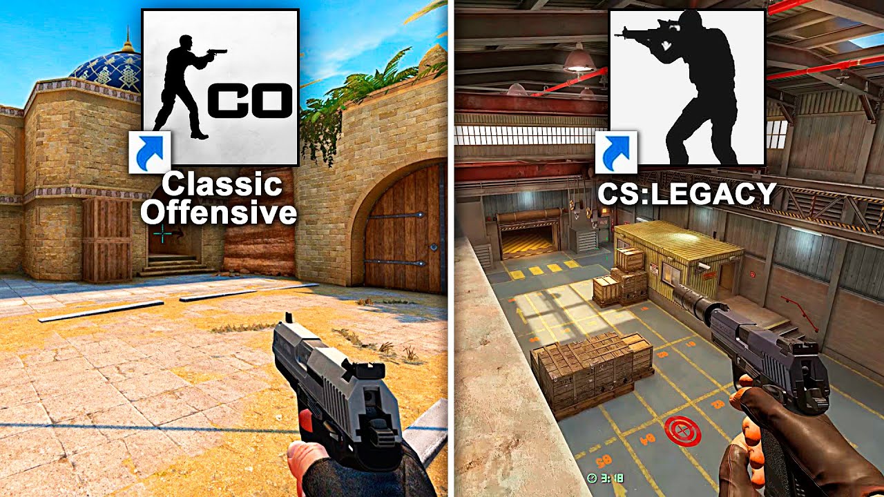 Официально Новые ДВЕ Counter-Strike в STEAM! Сравнение CS:Legacy и Classic Offensive в 2025!