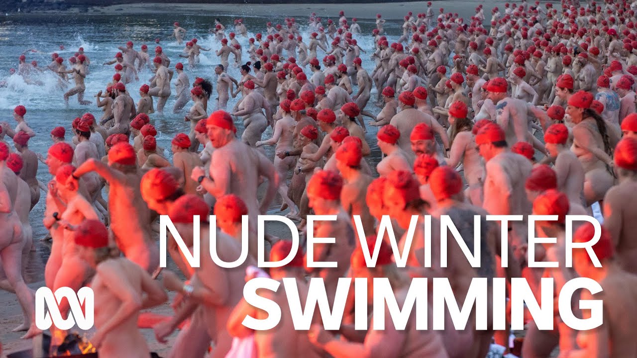 Tasmania's first Dark Mofo nude swim attracted 300, this month there'll be 3,000 🧊 | ABC Australia