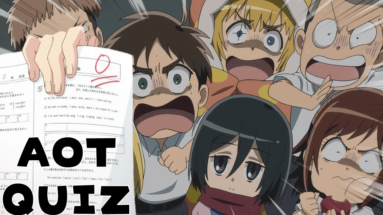 ATTACK ON TITAN QUIZ (20 Hard Questions)🔥【ONLY REAL FANS CAN DO IT】