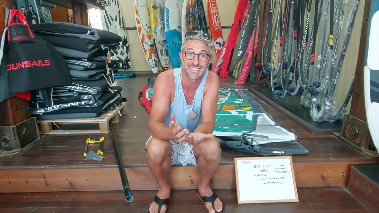 Mastil de windsurf largo para tu vela. Solución