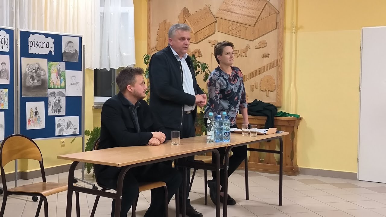 Spotkanie w sprawie budowy zakładu zbierania przetwarzania odpadów w Lemanach (gm.Zatory) 6.10.22r.