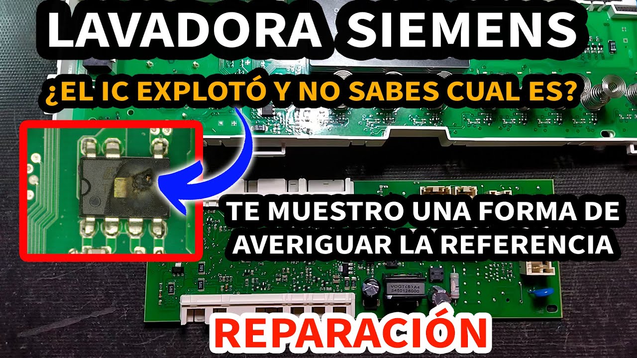 Lavadora SIEMENS | No enciende | Diagnóstico y reparación
